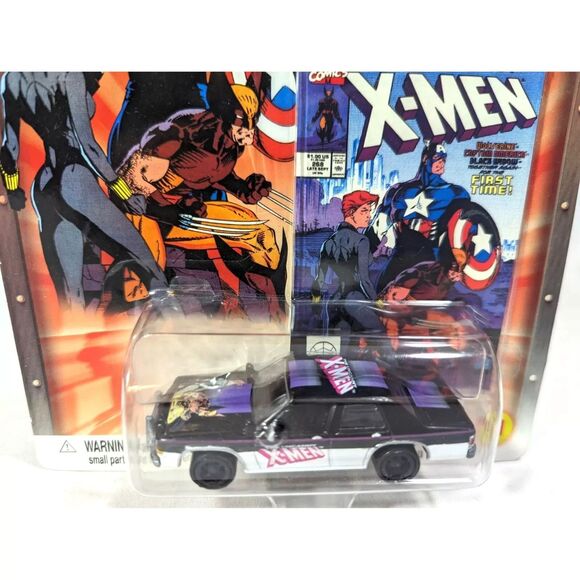 Johnny Lightning The Uncanny X-Men 1990 Ford Crown Victoria Car Diecast Gift NIP - Picture 5 of 5